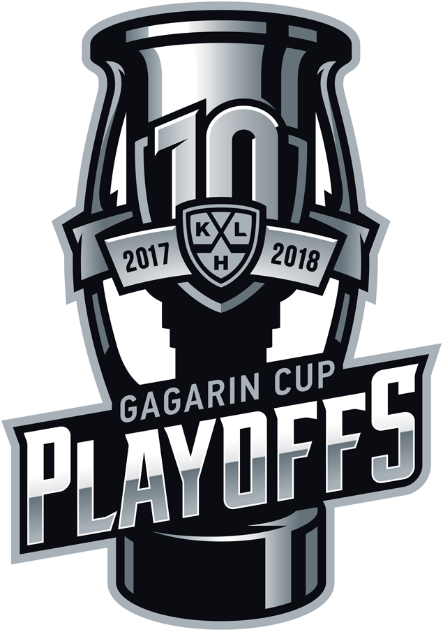 KHL Gagarin Cup Playoffs 2017 Alt. Language Logo iron on heat transfer